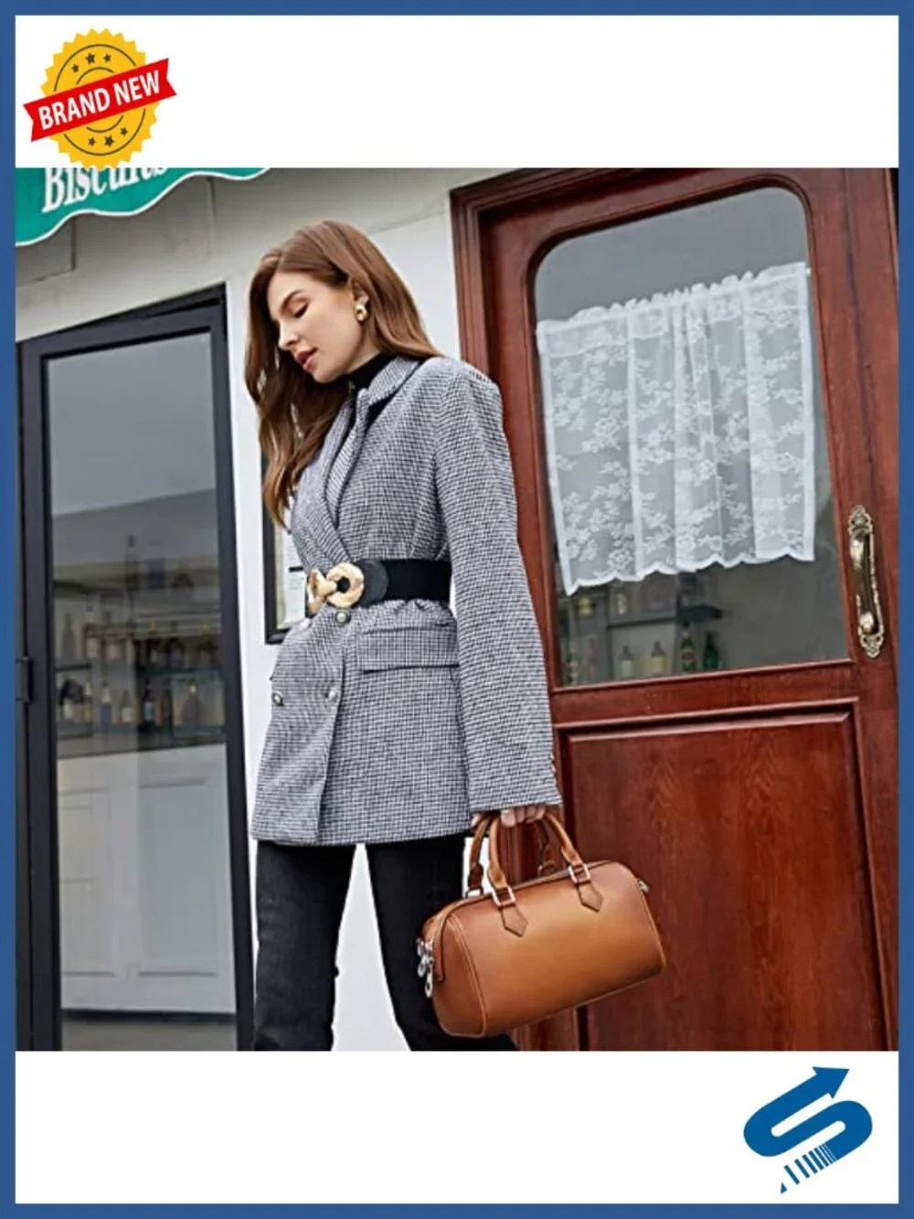 Leather Top Handle Satchel Handbag Crossbody Tote Shoulder Bag